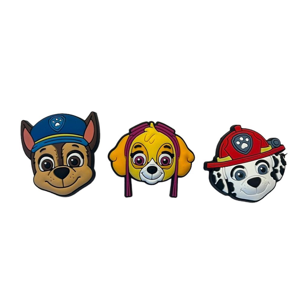 NEW Paw Patrol Clog Charms Lot of 3 Rescue Dogs.‎ Marshall Skye Chase Shoe Charm